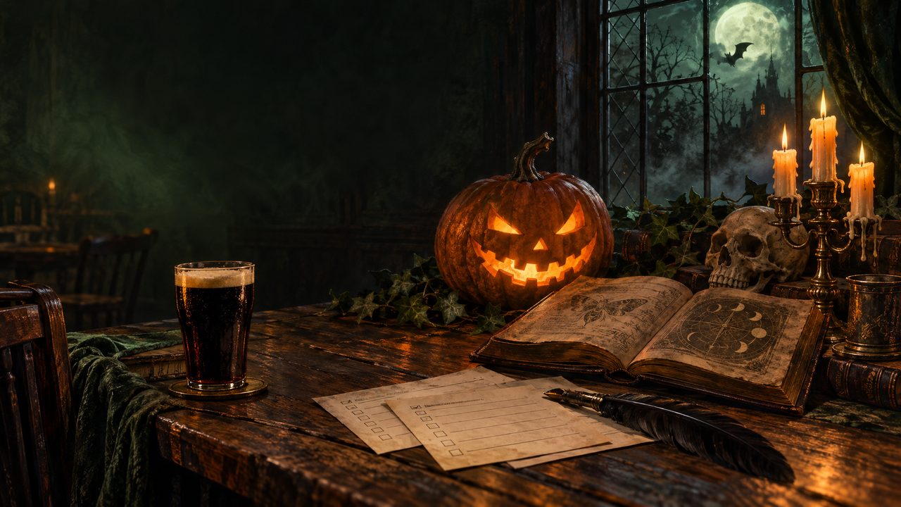 Sfeerbeeld Halloweenquiz 2026 – Moeilijk