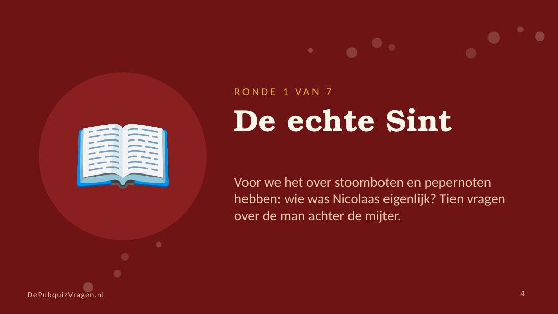 Sinterklaasquiz 2026 – ronde