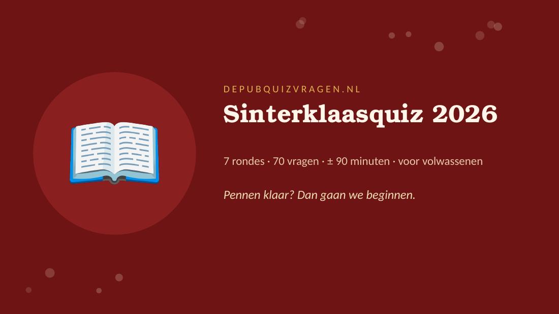 Sinterklaasquiz 2026 – titel