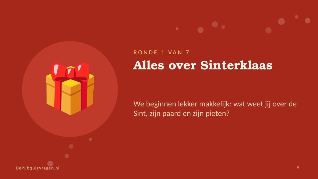 Sinterklaasquiz Kids – ronde
